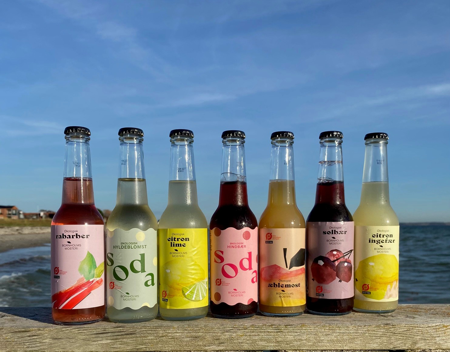 Helpwater sortiment fra Bornholmsmosteri