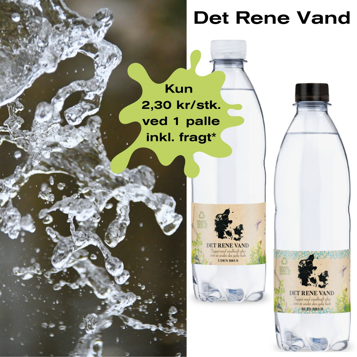 Kun 2,30 Det Rene Vand Helpwater